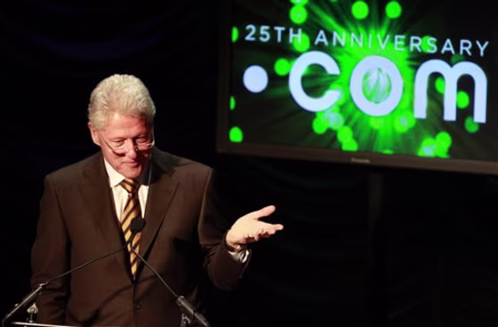 In this March 16, 2010 photo, former President Bill Clinton gives the keynote address at the "25 Years of Dot Com Policy Impact Forum" in Washington. Internet minders voted Monday, June 20, 2011 to allow virtually unlimited new domain names based on themes as varied as company brands, entertainment and political causes, in the system's biggest shake-up since it started 26 years ago. 